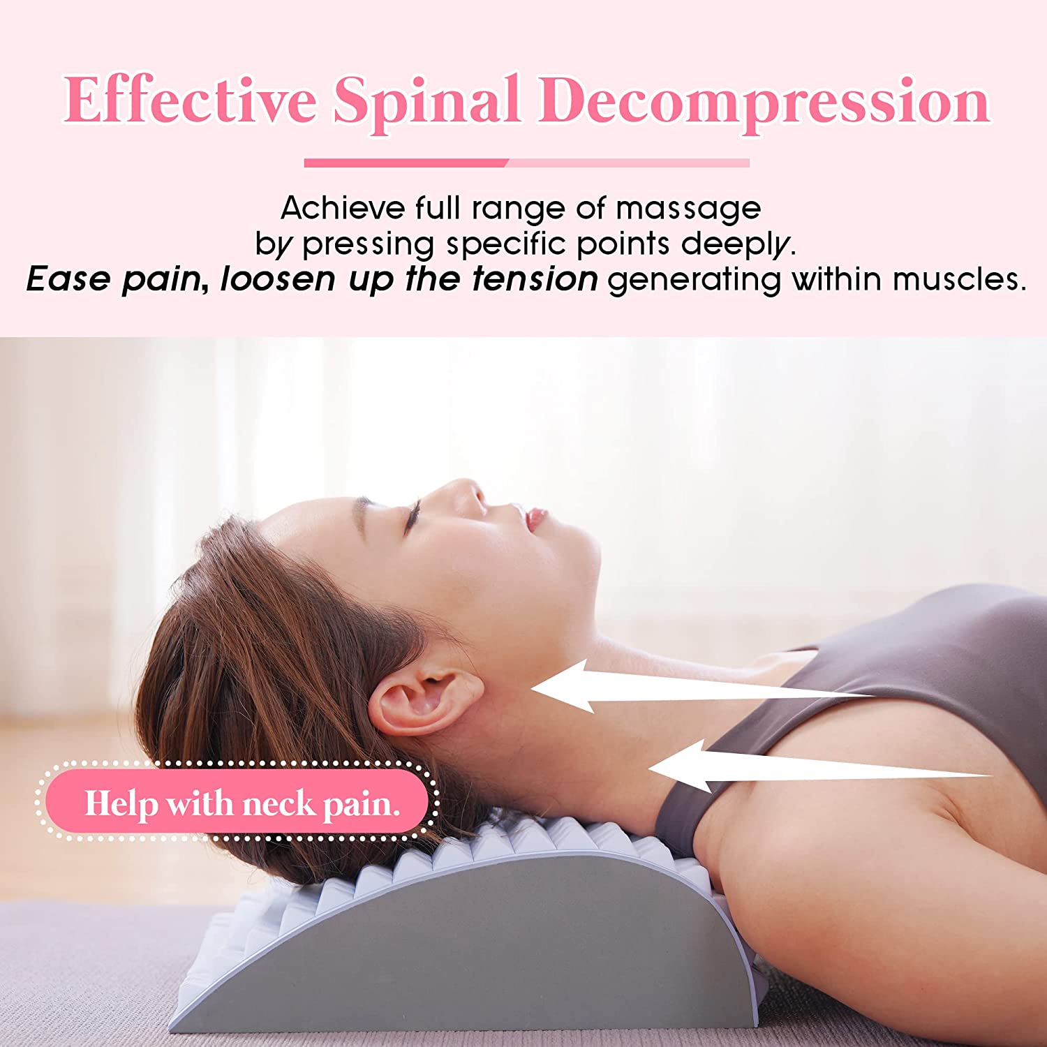 Posture Corrector Back - 허리 통증 완화 치료 들것 뒤로