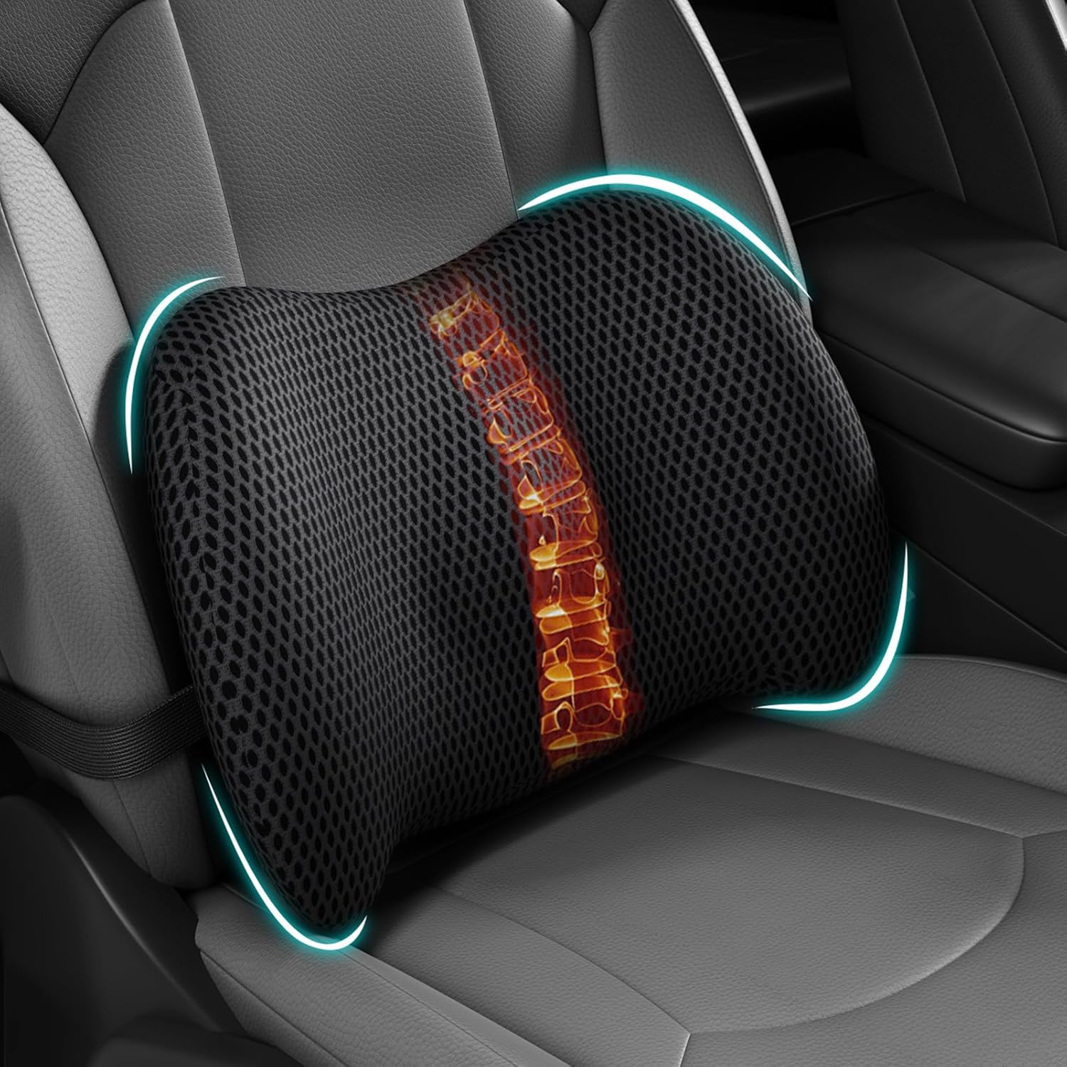 인체공학적 요추 지지 베개 (사무실 의자 및 자동차 시 - Posture Corrector Back 리뷰 및 가격