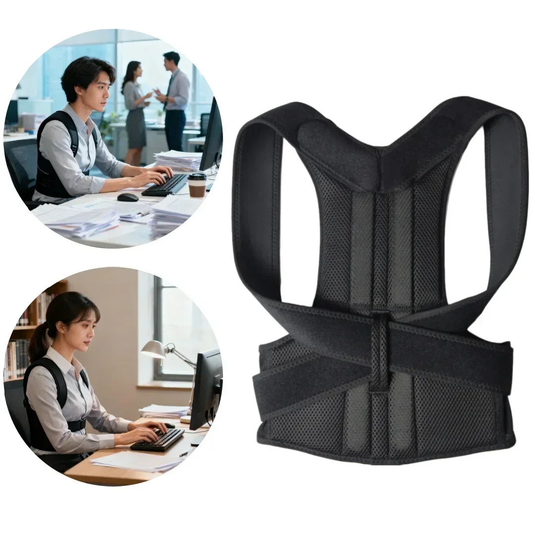 새로운 등 윗부분 자세 교정기, 쇄골 지지대, 등 자세 - Posture Corrector Back 리뷰 및 가격