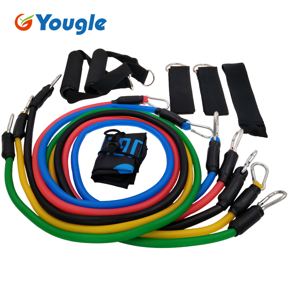 Yogle 11 개/대 당겨 로프 피트니스 운동 저항  - Yoga Fitness Resistance Band 리뷰 및 가격